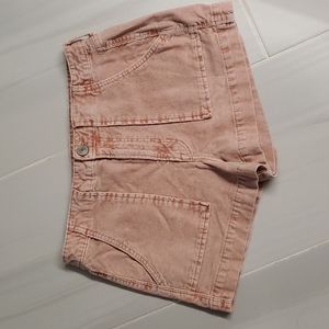 VINTAGE Corduroy American Eagle Super Stretch Light Pink Surf Shorts Sz 6